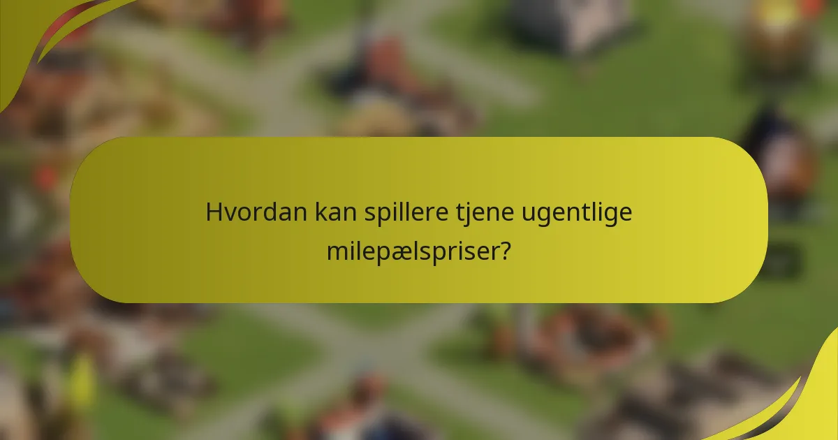 Hvordan kan spillere tjene ugentlige milepælspriser?